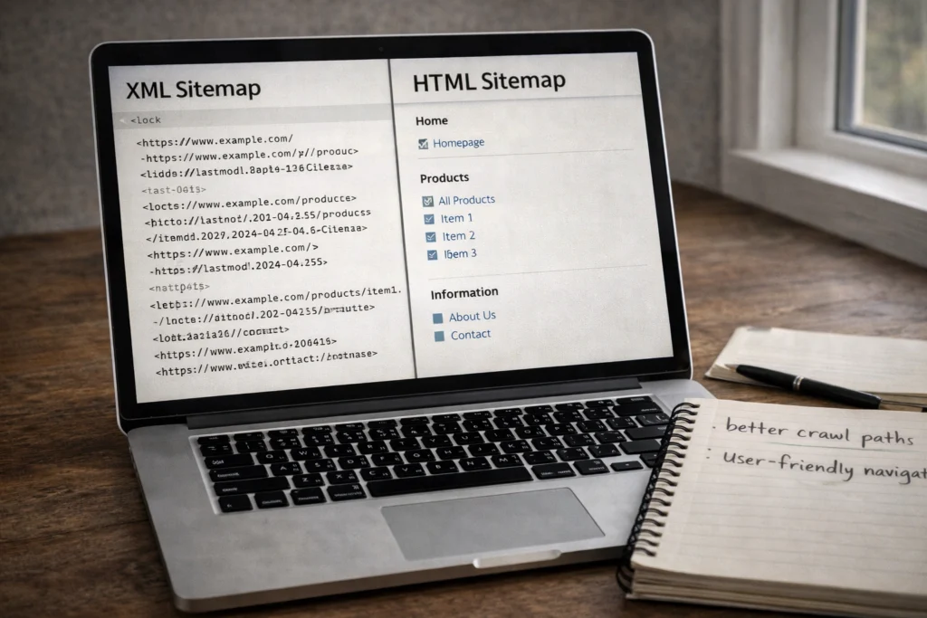 HTML Sitemaps as Discovery Pathways