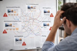 How Messy Site Structure Creates Duplicate Content Problems