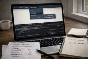 JavaScript Navigation That Blocks Crawler Access